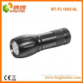 Factory Supply Aluminum Material Outdoor 9 led Chinese led Flashlight With 3*AAA Battery